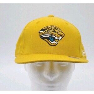 Brand New Rare Reebok Jacksonville Jaguars Yellow/Gold Alternate Fitted Hat Rare